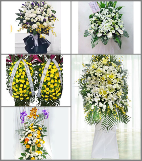 河北承德宽城县峪耳崖镇双洞子村白事花篮预定